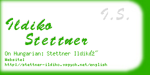 ildiko stettner business card